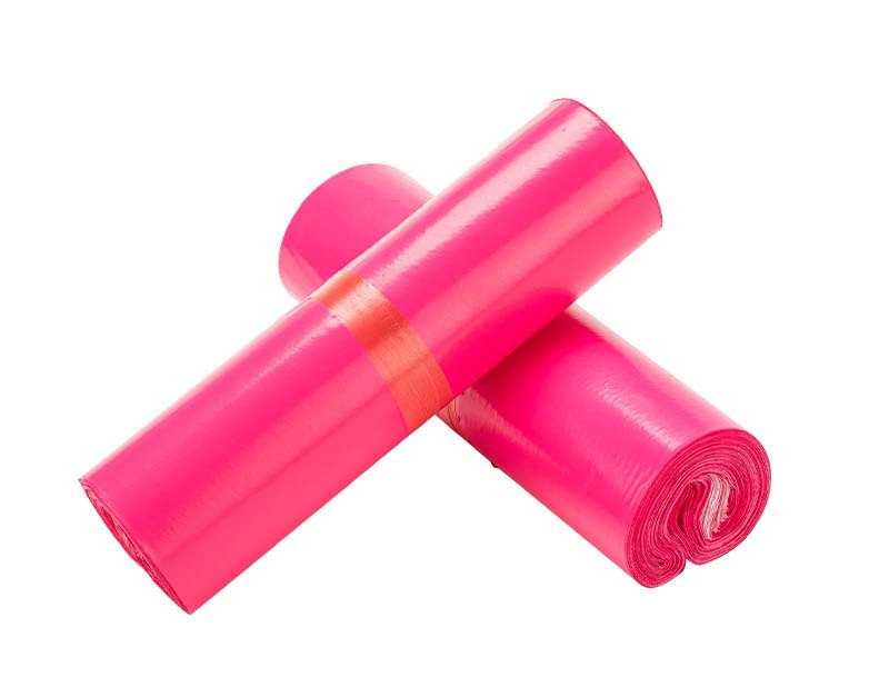 庆元玫红色快递袋-02